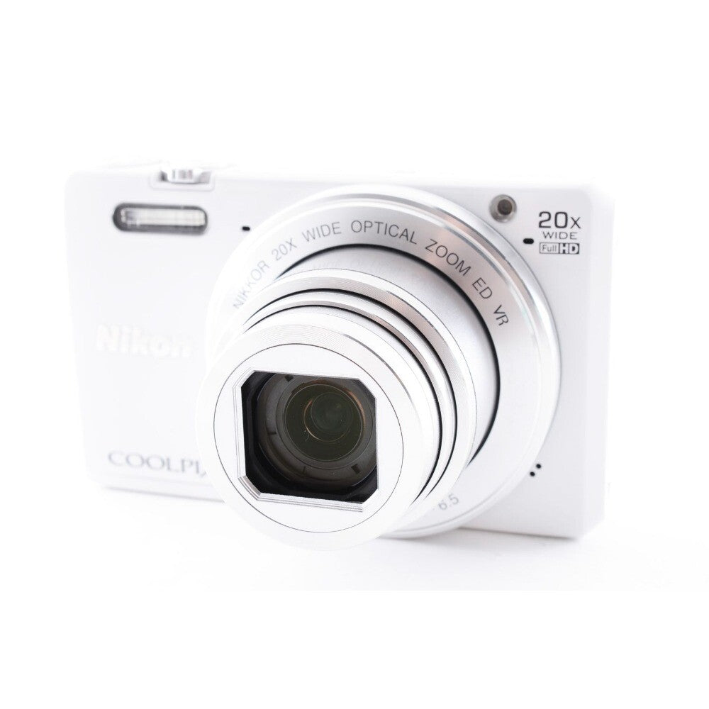 COOLPIX S7000 Digital Camera 20x Optical Zoom Built-in Wi-Fi AF Lock White