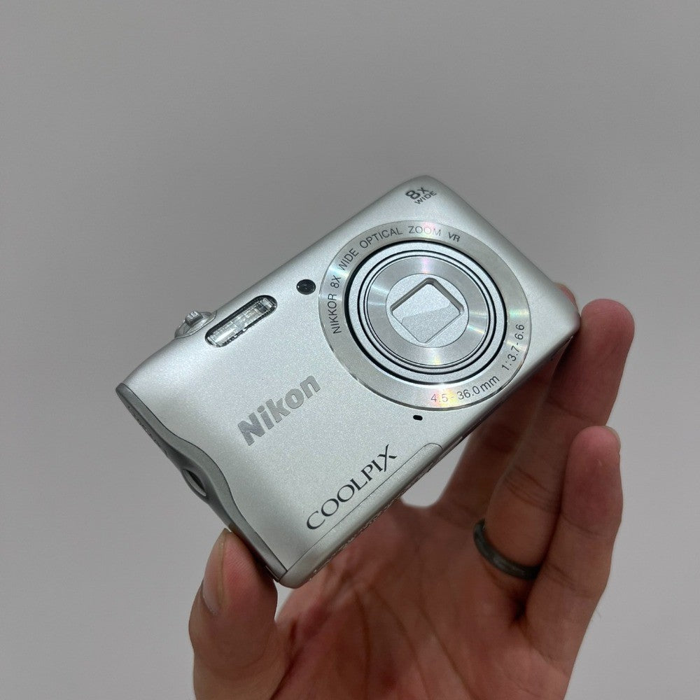 Coolpix A300 Digital Camera 20.1MP 8x Optical Zoom with Accessories Silver
