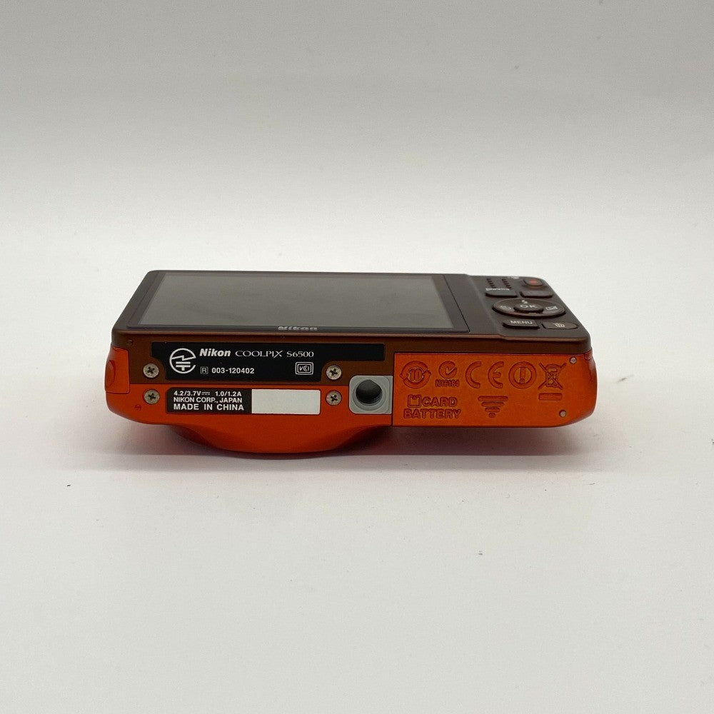 Coolpix S6500 Digital Camera 16MP 12X Optical Zoom with Accessories Orange