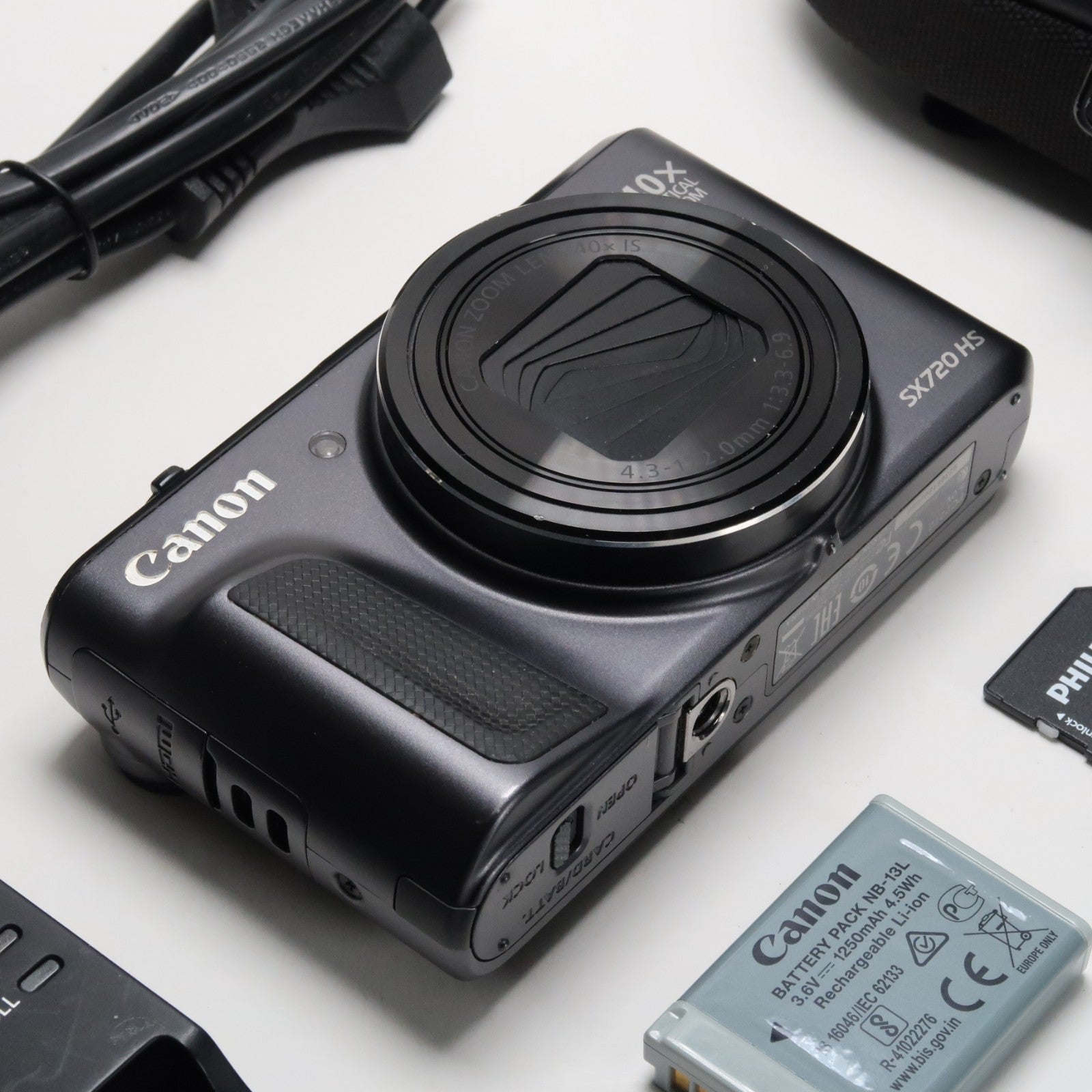 📷 Used Canon PowerShot SX720 HS 🖤 20.3MP Travel Zoom Camera – Full Bundle Included 🔥🌸
