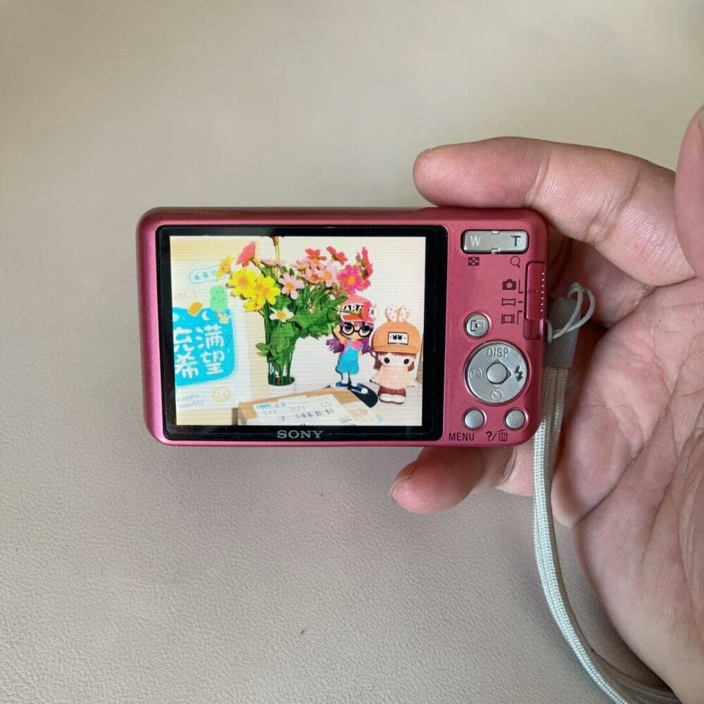 Cyber shot DSC-W630 Digital Camera 16.1MP 5x Compact w/ Accessories Pink