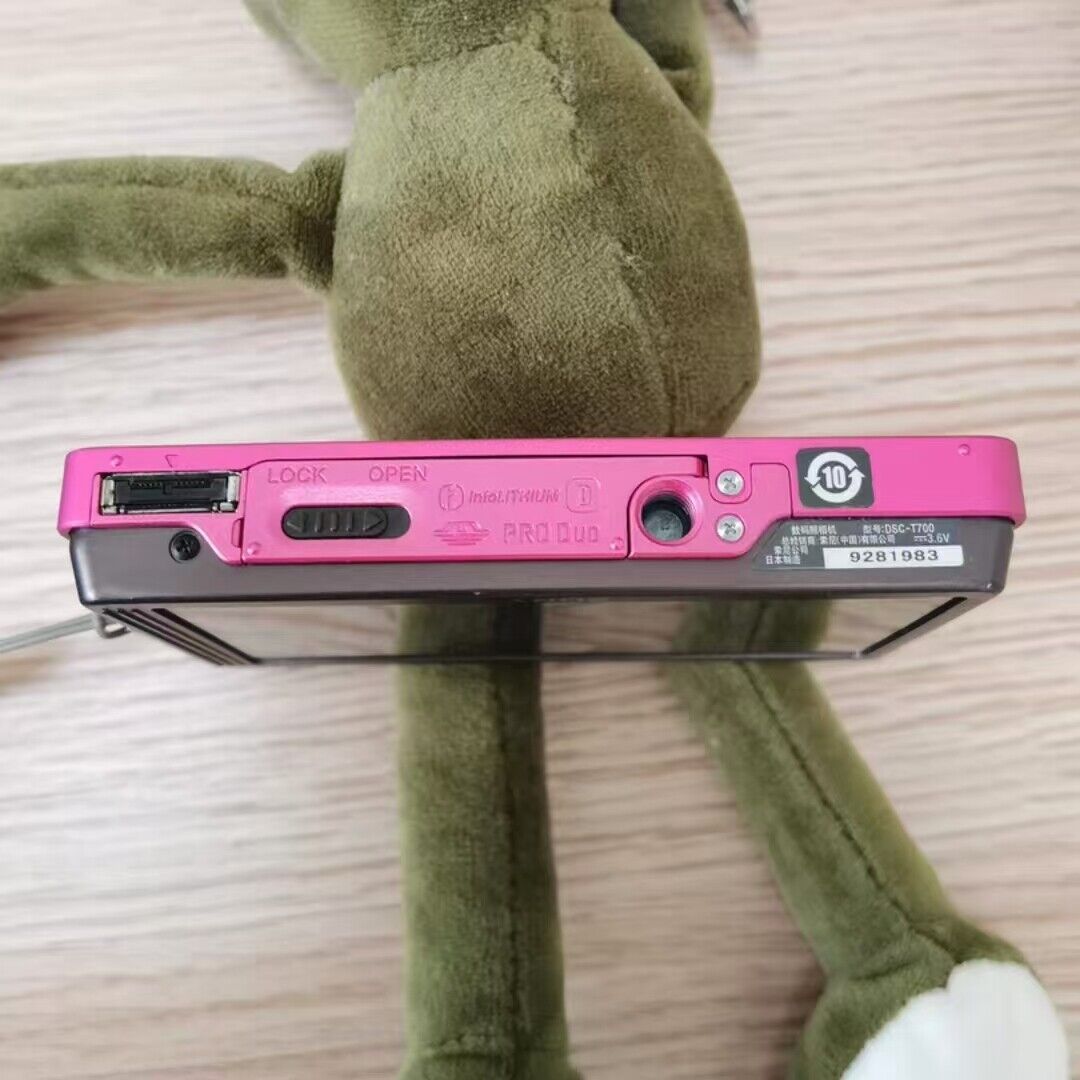 Cyber-shot DSC-T700 10.1MP CCD Vintage Digital Camera - 90% new-Pink