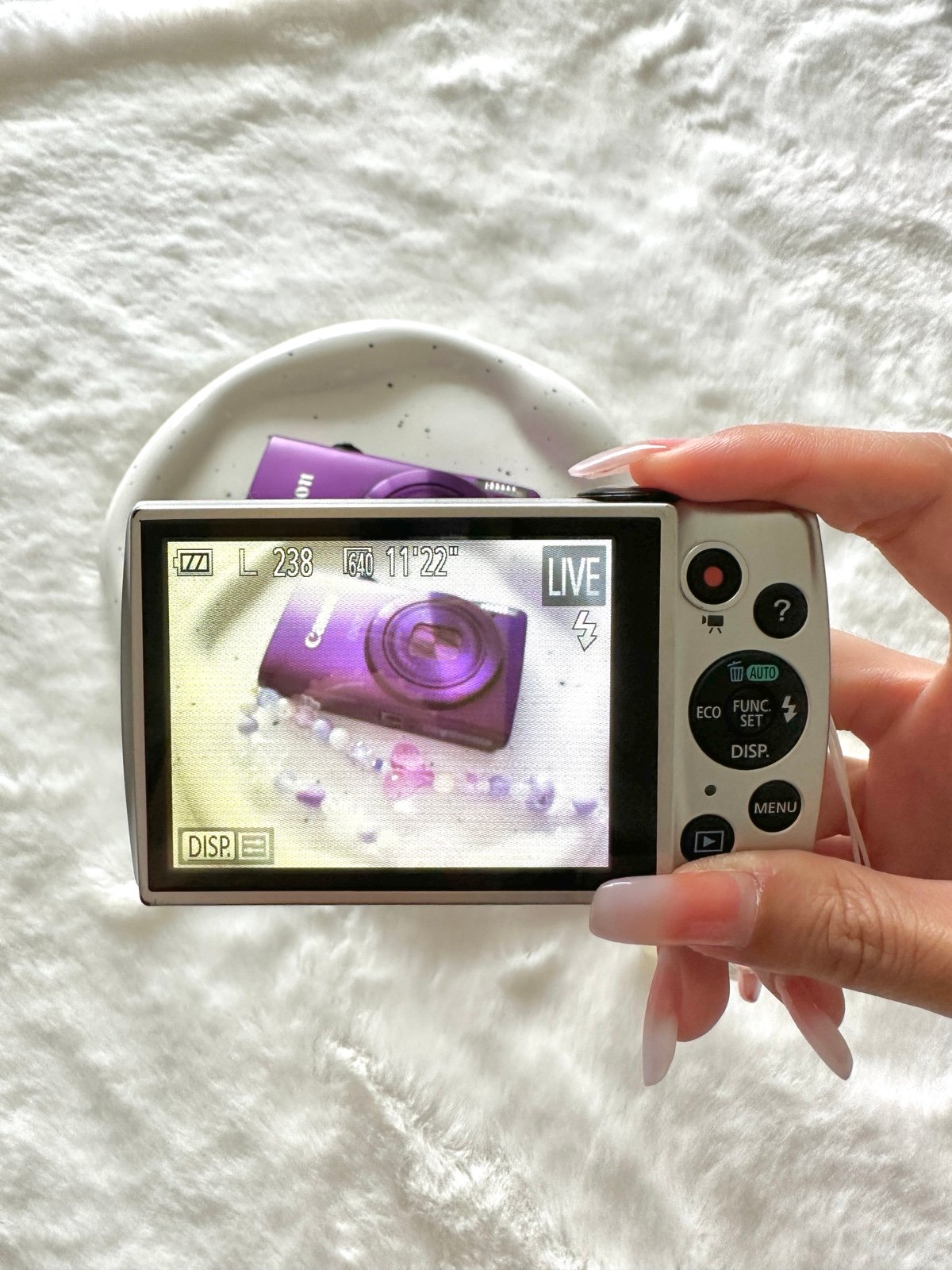 📷 Used Canon Pink PowerShotA2600 digital camera 🔥🌸