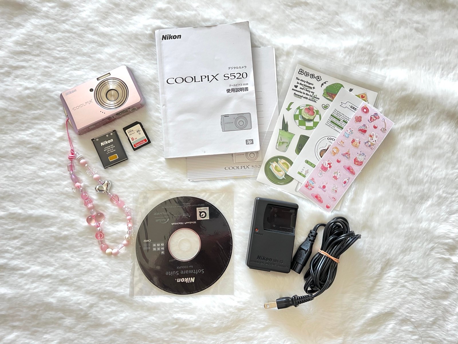 📷 Used Nikon Pink COOLPIX S520 digital camera 🔥🌸