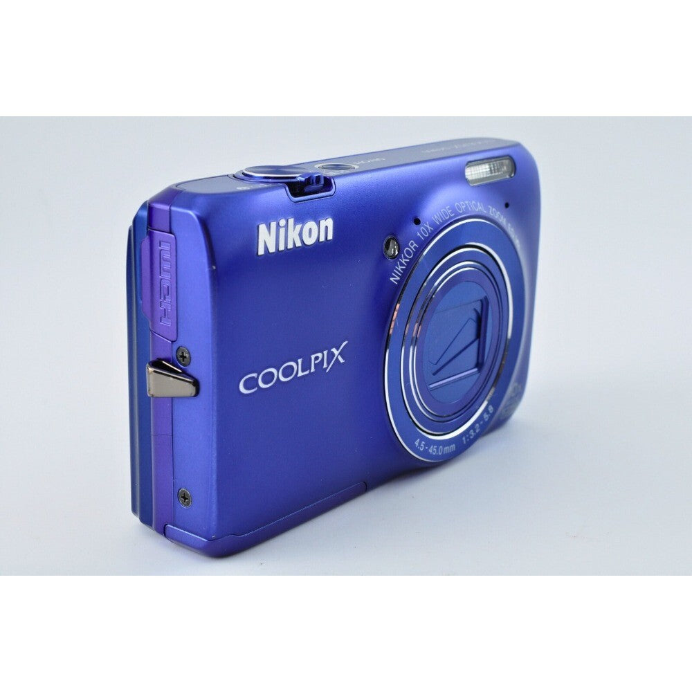 COOLPIX S6300 Digital Camera 3D Ready Exposure Compensation Blue SD Card