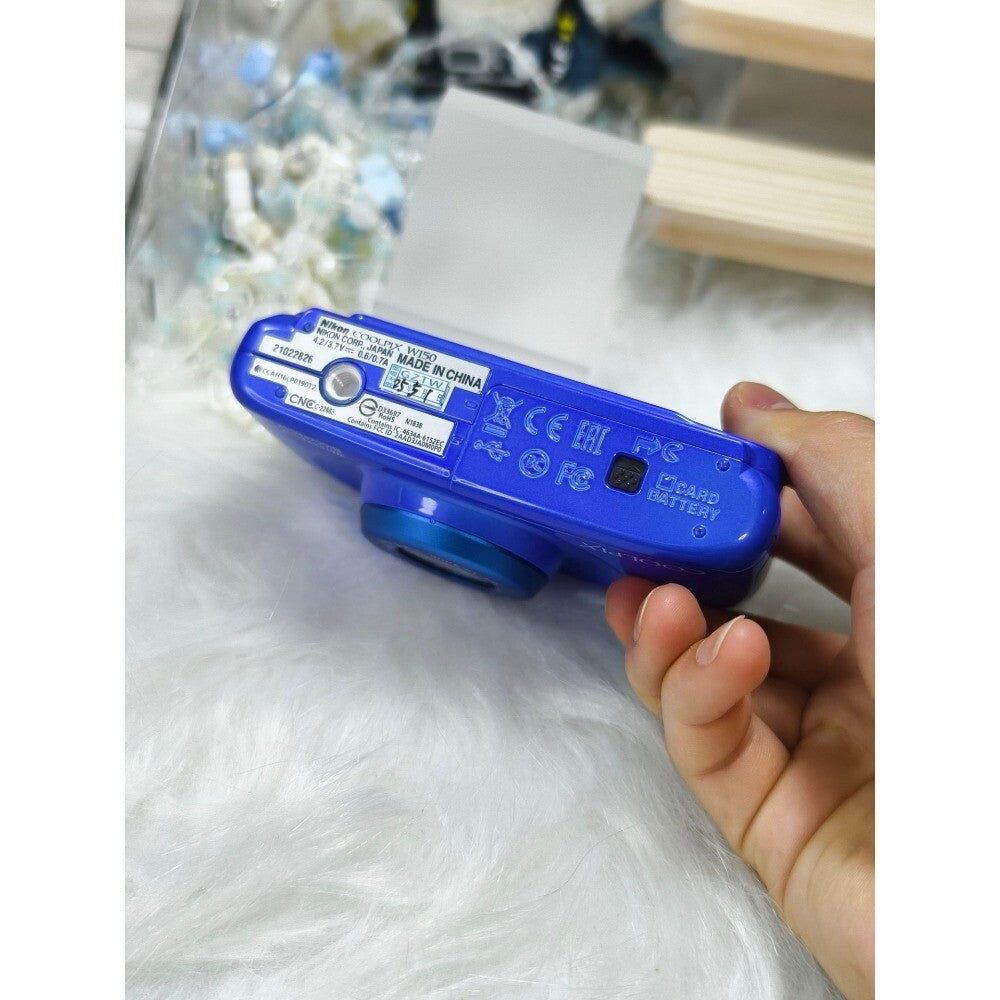 Coolpix W150 Digital Cameras 1080p HD Video Recording Waterproof Blue