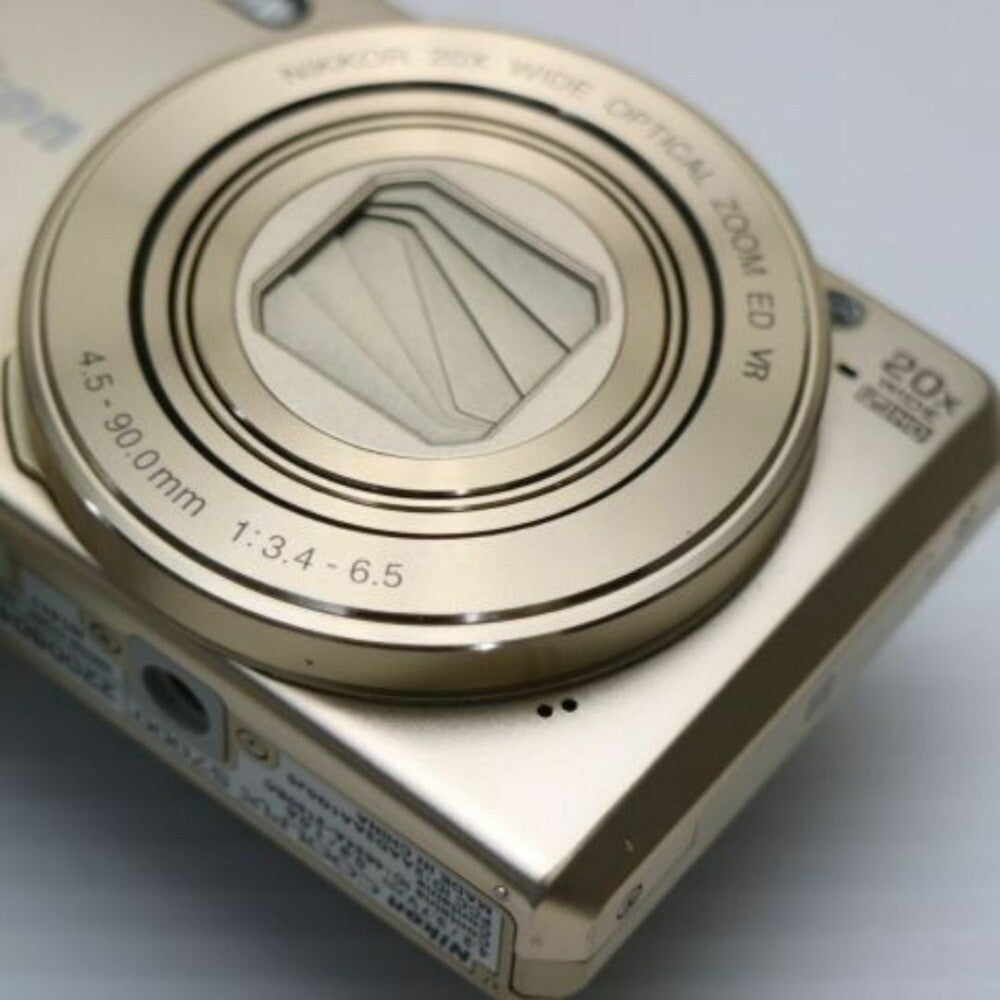COOLPIX S7000 Digital Camera 20x Optical Zoom Built-in Wi-Fi AF Lock Gold