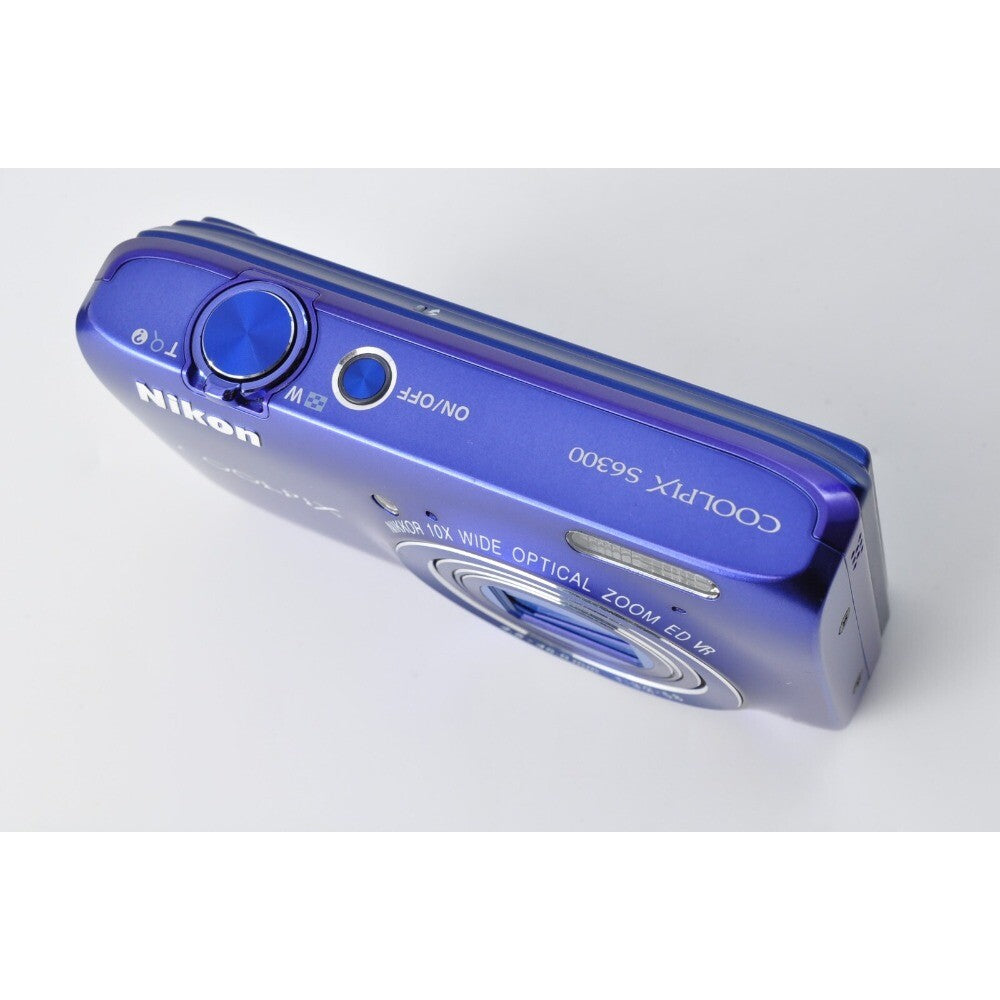 COOLPIX S6300 Digital Camera 3D Ready Exposure Compensation Blue SD Card