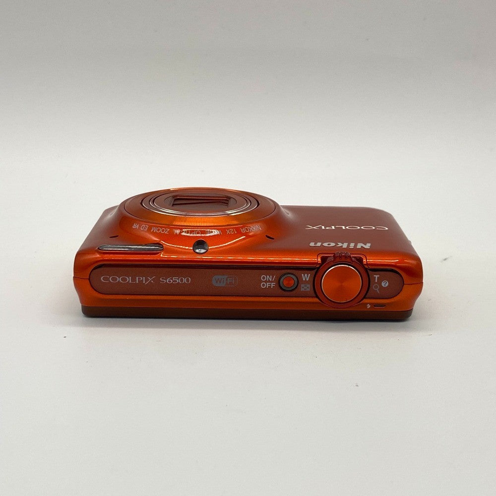 Coolpix S6500 Digital Camera 16MP 12X Optical Zoom with Accessories Orange