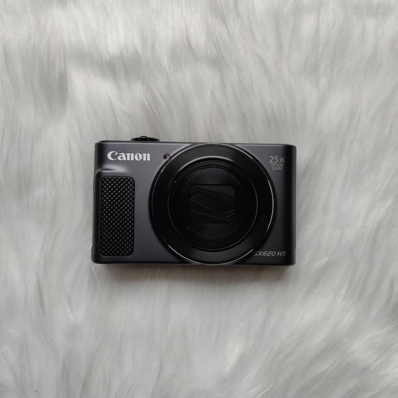 📷 Used Canon PowerShot SX620 HS | 20.2MP Compact Zoom Camera – Black | Complete Set + Memory Card 🔥🌸