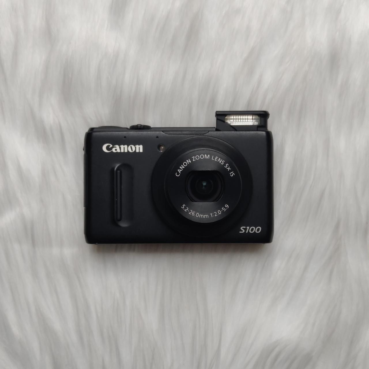 📷 Used Canon PowerShot S100 | 12MP Compact Digital Camera – Boxed + Waterproof Case | Complete Set 🔥🌸
