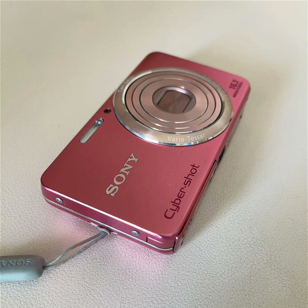 Cyber shot DSC-W630 Digital Camera 16.1MP 5x Compact w/ Accessories Pink