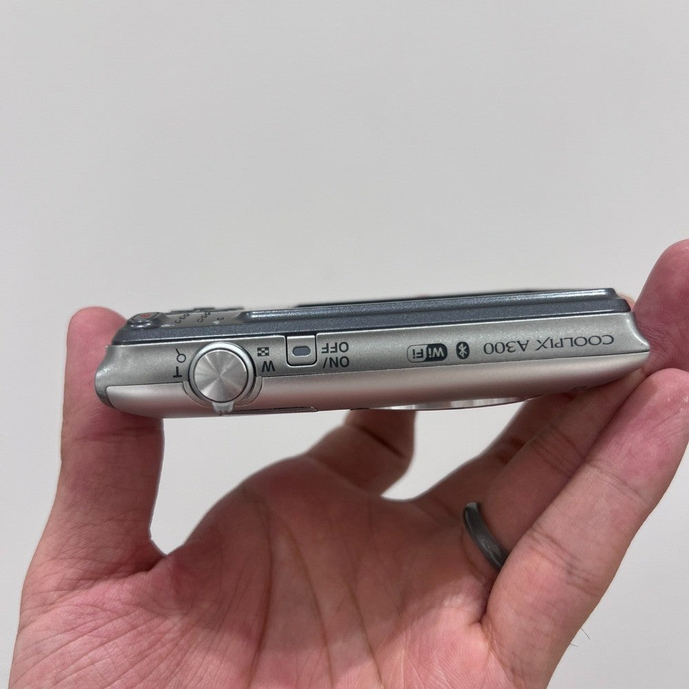Coolpix A300 Digital Camera 20.1MP 8x Optical Zoom with Accessories Silver