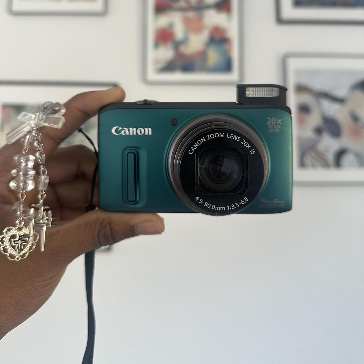 📷 Used Pre-Owned Canon PowerShot SX260 HS 📸 | 12MP Compact Zoom Camera – Full Bundle + Fully Tested 🔥🌸
