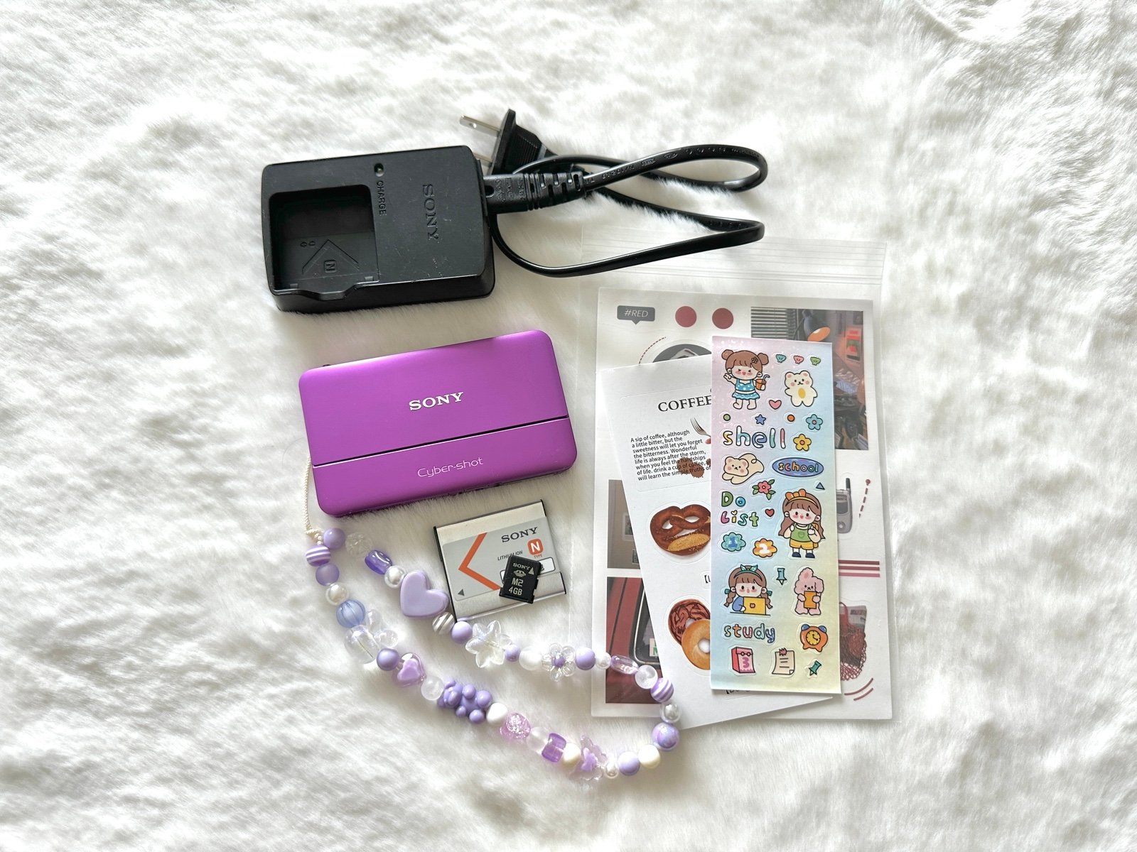 📷 Used Sony Purple Cyber-shot DSC-TX55 Digital Camera 🔥🌸