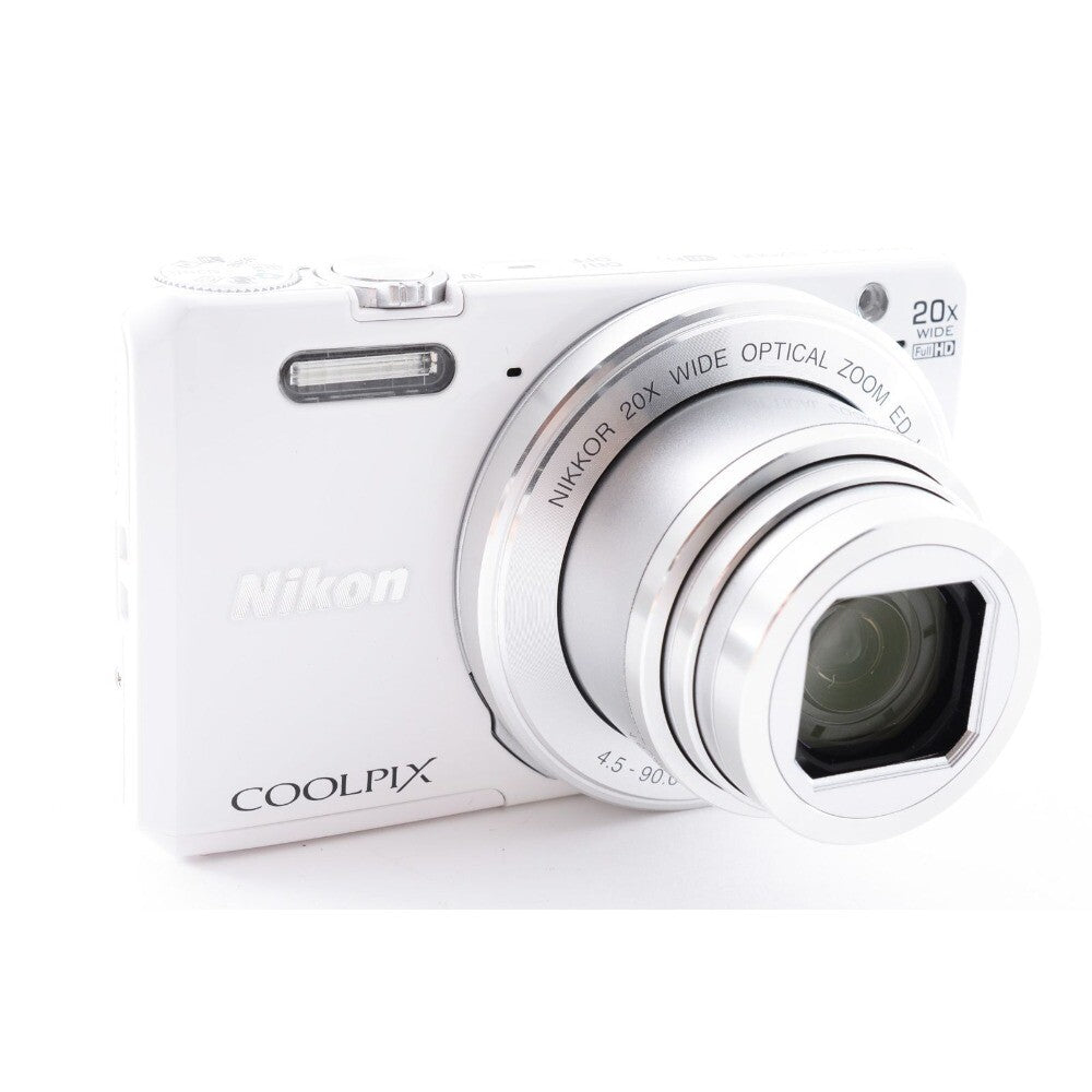 COOLPIX S7000 Digital Camera 20x Optical Zoom Built-in Wi-Fi AF Lock White