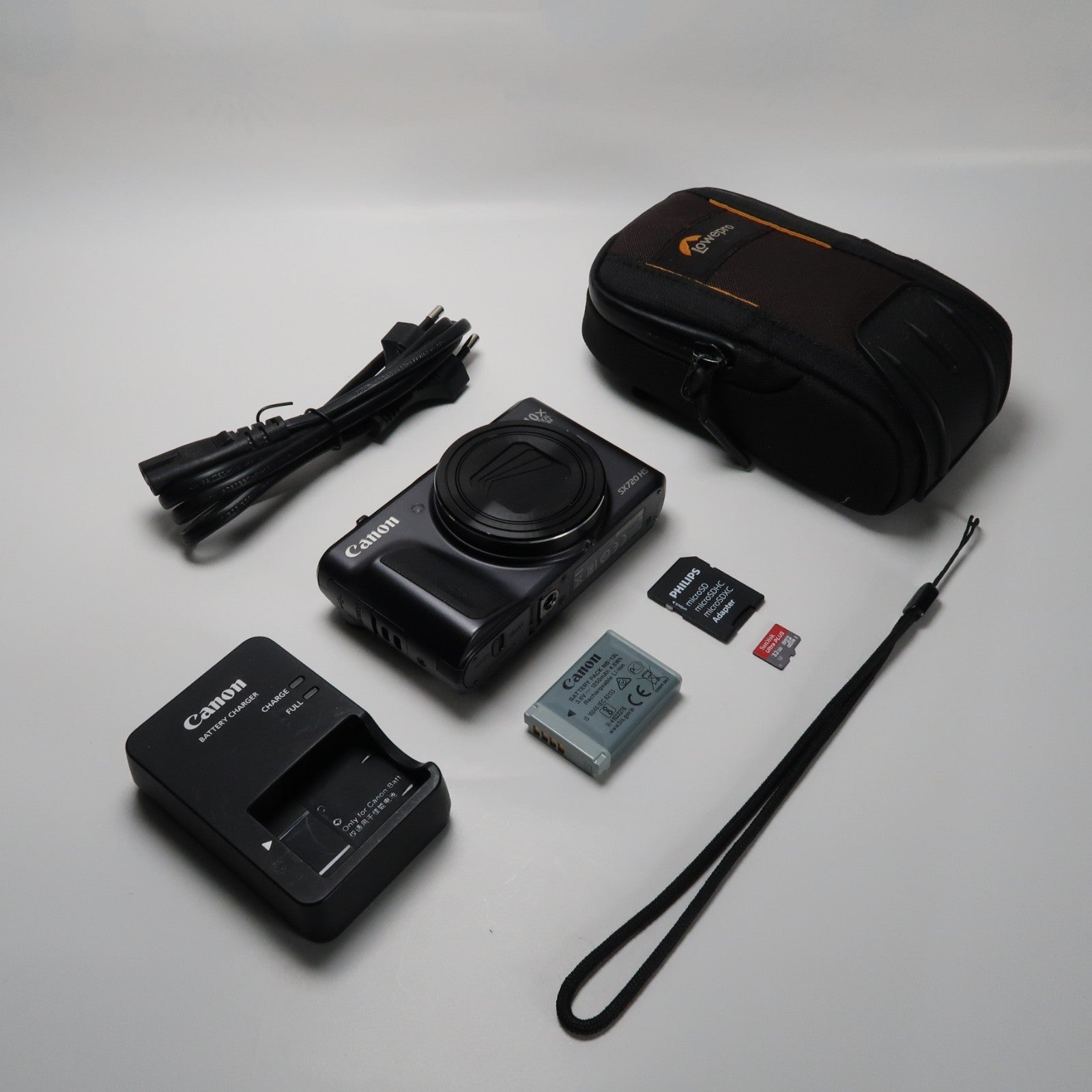 📷 Used Canon PowerShot SX720 HS 🖤 20.3MP Travel Zoom Camera – Full Bundle Included 🔥🌸