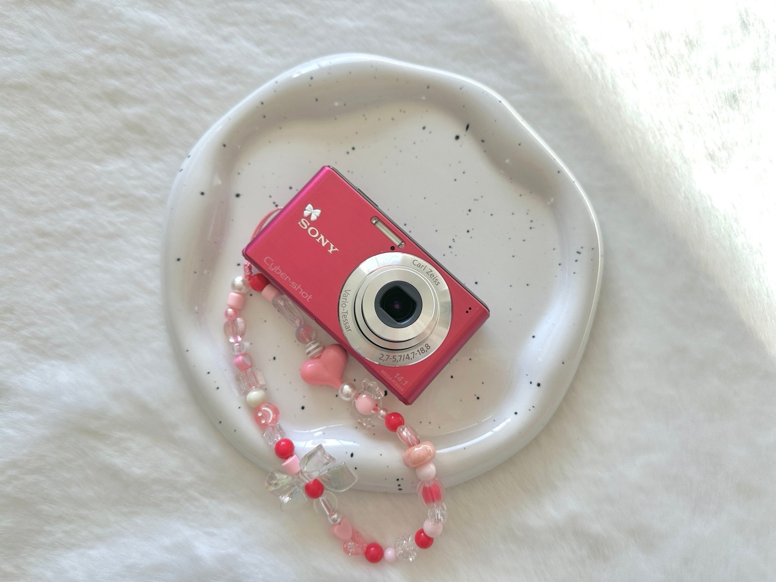 📷 Used Sony Pink Cyber-shot DSC-W530 Digital Camera 🔥🌸