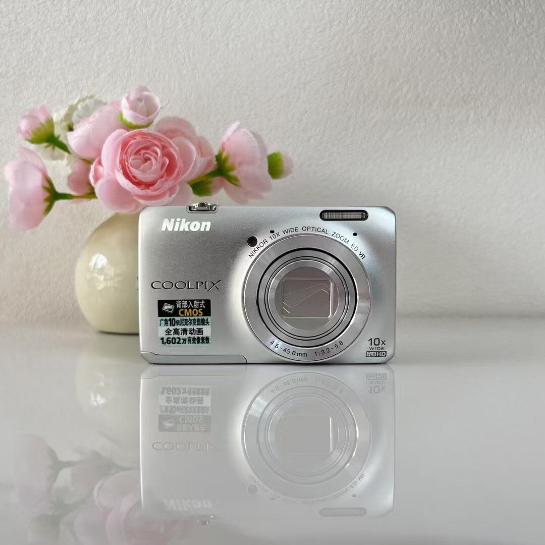 COOLPIX S6300 Digital Camera 3D Ready Exposure Compensation Silver SD Card