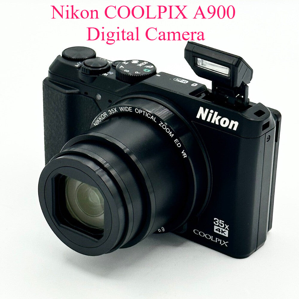 COOLPIX A900 Digital Camera Built-in Wi-Fi YouTube Mode Time Lapse Black