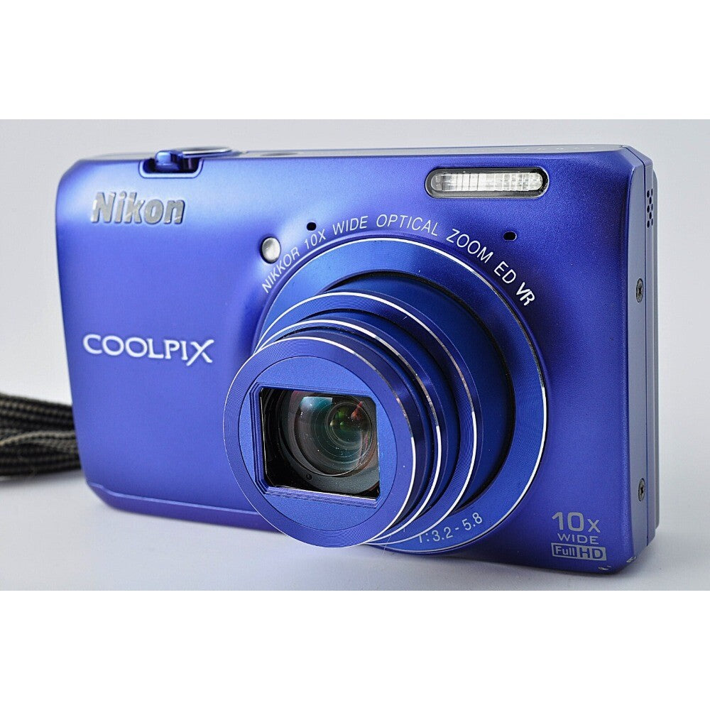 COOLPIX S6300 Digital Camera 3D Ready Exposure Compensation Blue SD Card