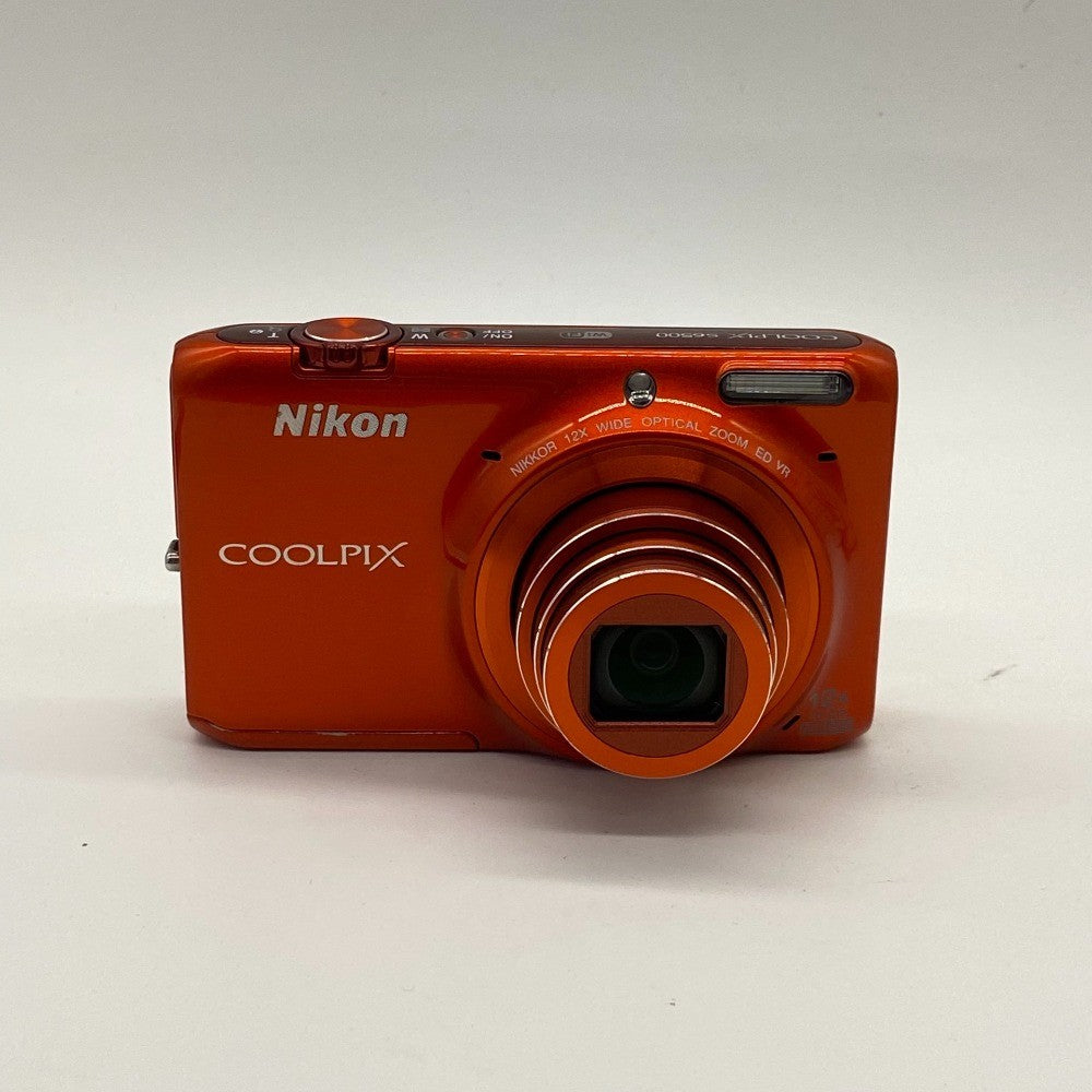Coolpix S6500 Digital Camera 16MP 12X Optical Zoom with Accessories Orange