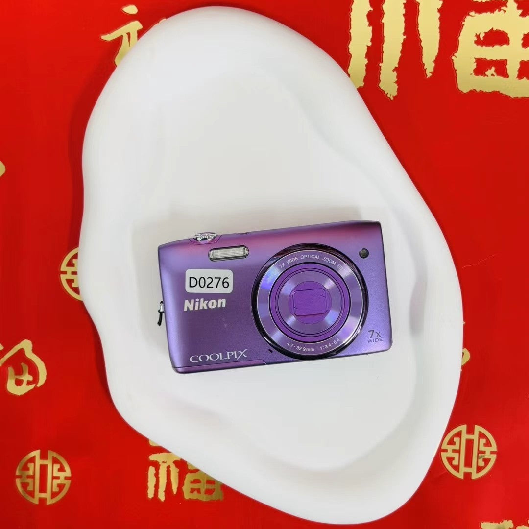 COOLPIX S3500 Digital Camera 20MP High Dynamic Range (HDR) AF Lock Purple