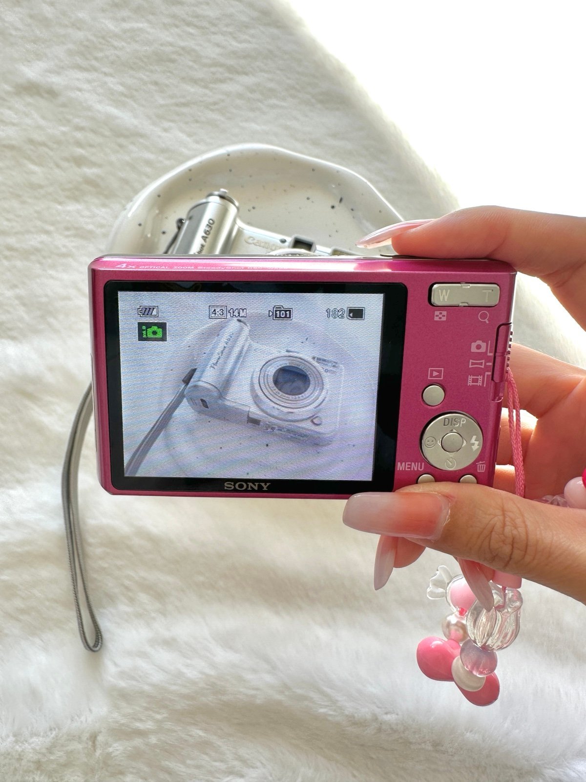 📷 Used Sony Pink Cyber-shot DSC-W530 Digital Camera 🔥🌸