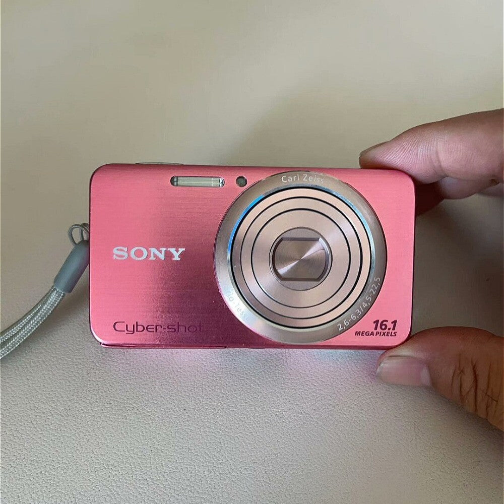 Cyber shot DSC-W630 Digital Camera 16.1MP 5x Compact w/ Accessories Pink