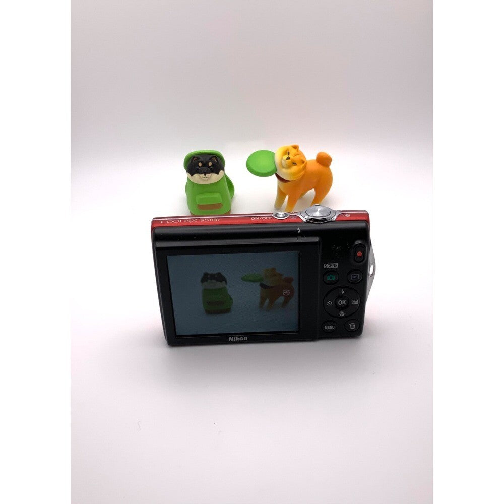 COOLPIX S5100 Digital Camera 5x Optical Zoom 12.2 MP Maximum Aperture Red