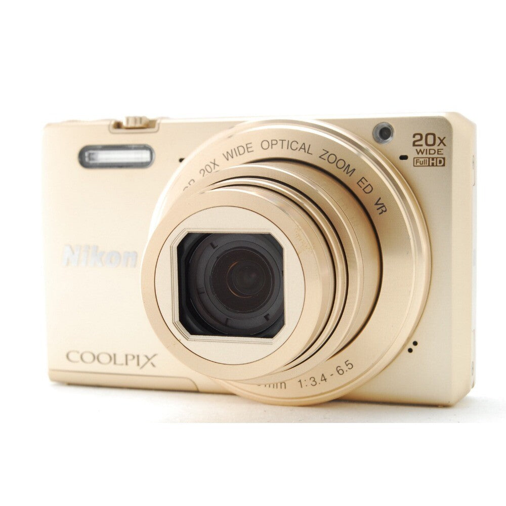 COOLPIX S7000 Digital Camera 20x Optical Zoom Built-in Wi-Fi AF Lock Gold