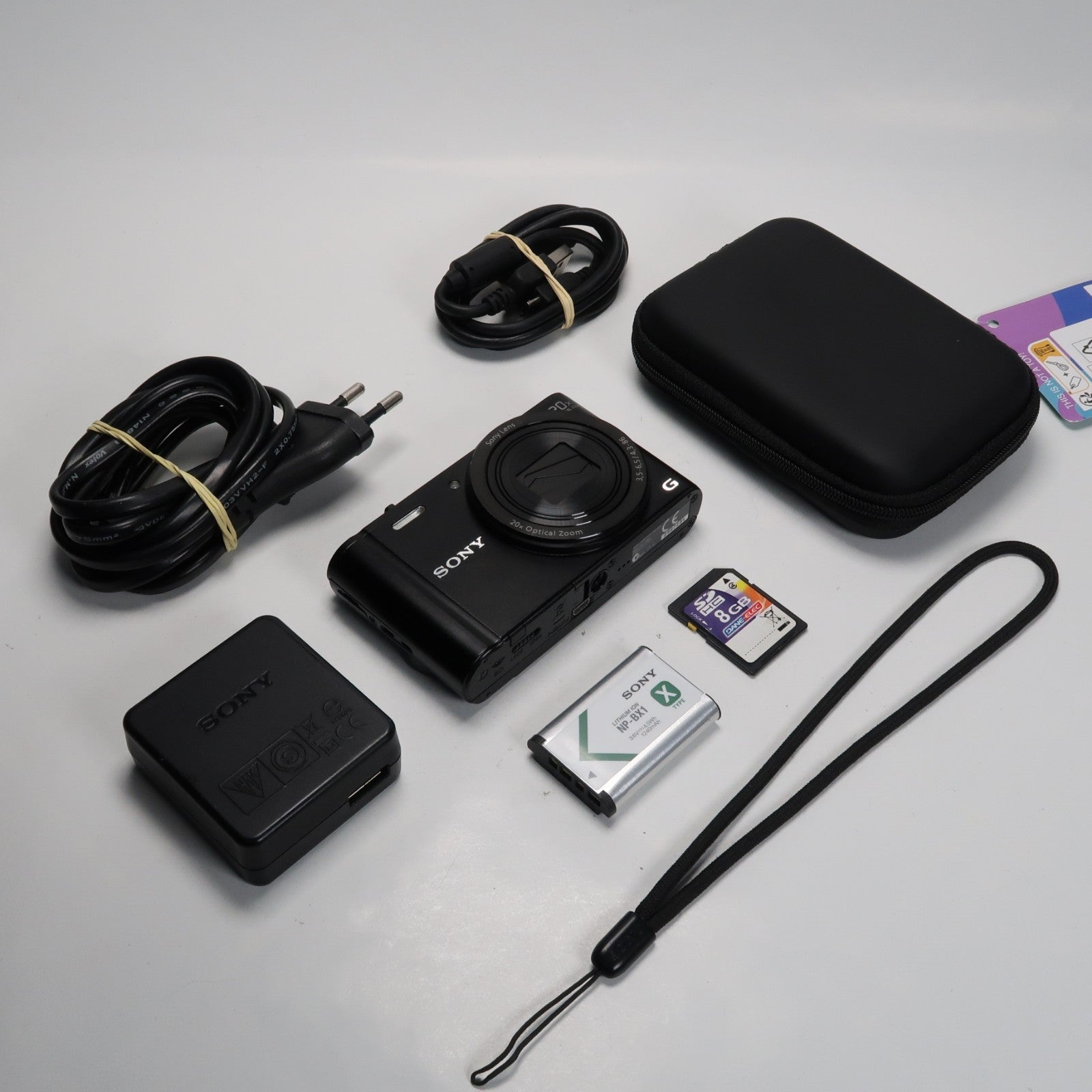 📷 Used Sony Cyber-Shot WX300 🔲 18.2MP Compact Power Zoom – Fully Loaded Set 🔥🌸